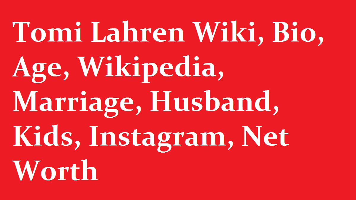 Tomi Lahren Wiki Bio Age Wikipedia Marriage Husband Kids Instagram Net Worth