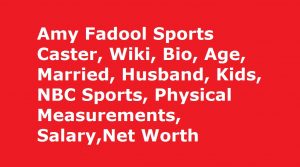 Amy Fadool Sports Caster, Wiki, Bio, Age, Married, Kids, NBC, Net Worth