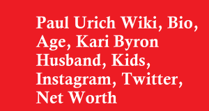 Paul Urich Wiki, Bio, Age, Kari Byron Husband, Kids, Net Worth