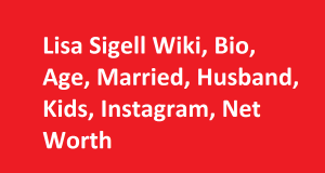 Lisa Sigell Wiki, Bio, Age, Married, Husband, Kids, Net Worth