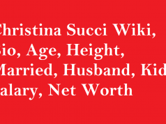 Christina Succi Wiki, Bio, Age, Height, Married, Husband, Kids, Salary, Net Worth