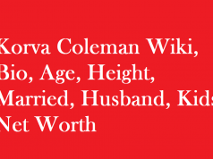 Korva Coleman Wiki, Bio, Age, Height, Married, Husband, Kids, Net Worth