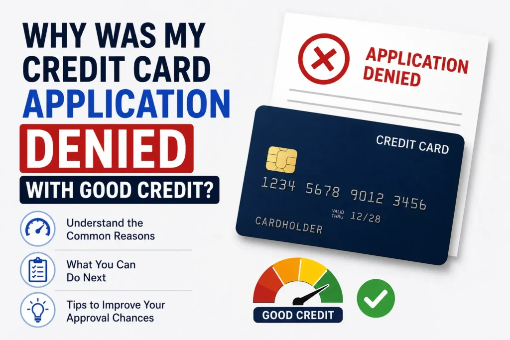 Why Was My Credit Card Application Denied With Good Credit
